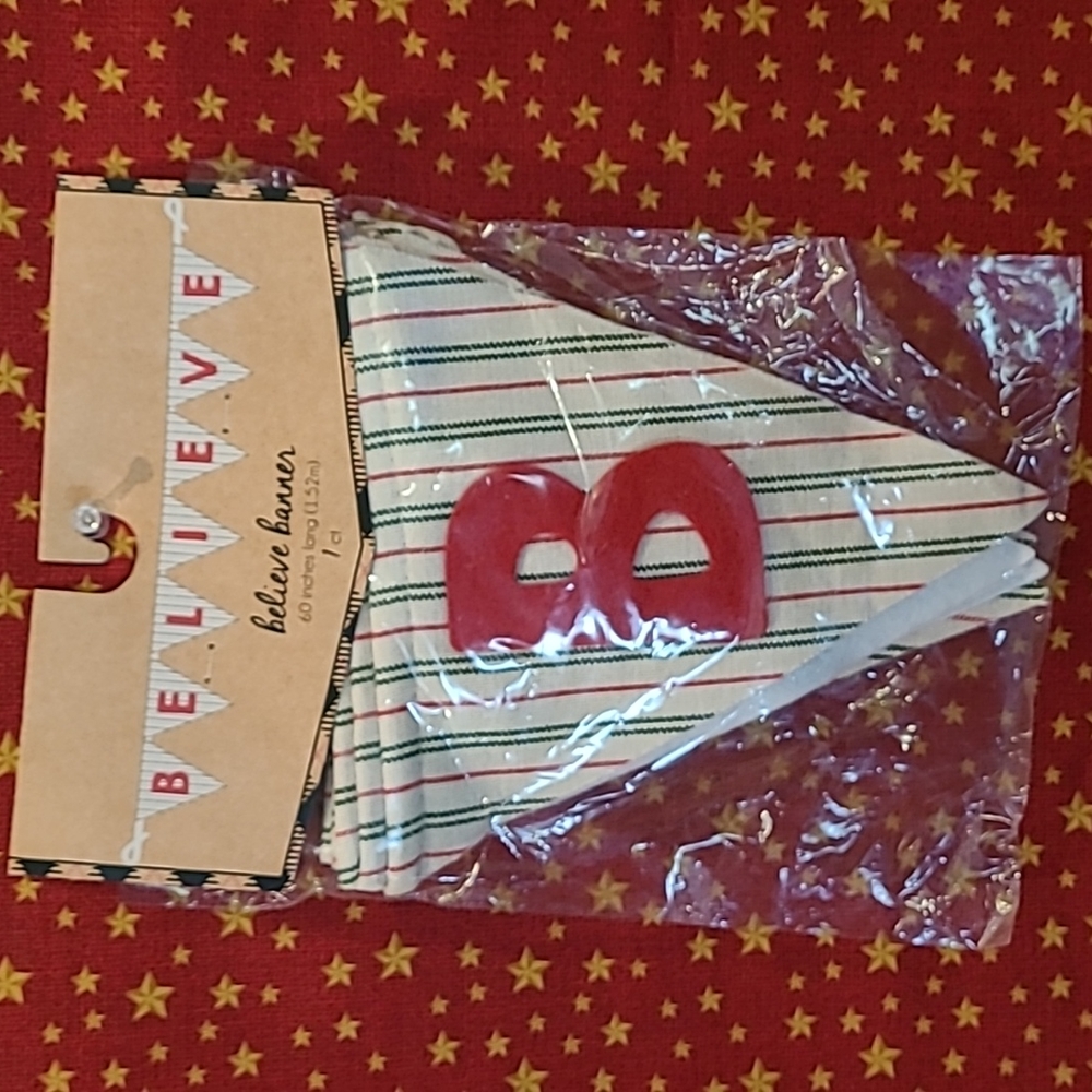 5' Believe Holiday Christmas Banner